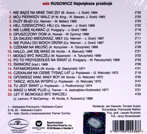 Ada Rusowicz: Największe przeboje (digipack) [CD]