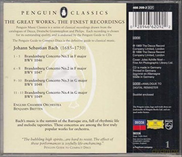 Britten,English Ch. Orch.: Bach: Great W0rks [CD]