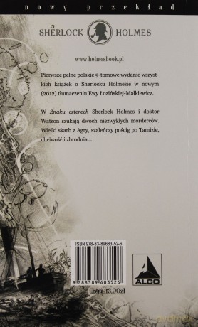 Znak czterech (Wyd. 2012, pocket) - Arthur Conan Doyle [KSIĄŻKA]