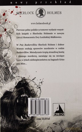 Pies Baskervillów (Wyd. 2012, pocket) - Arthur Conan Doyle [KSIĄŻKA]