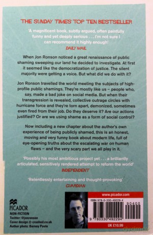 So You've Been Publicly Shamed - Jon Ronson [KSIĄŻKA]