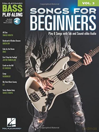 Songs for Beginners. Bass Play-Along Volume 59. Book and Audio-Online (Bass Play-along, 59) [KSIĄŻKA]