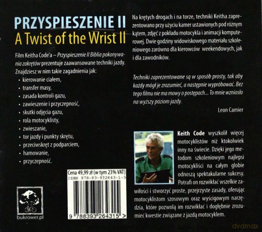 Przyspieszenie II. Biblia pokonywania zakrętów [DVD]