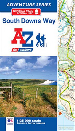 South Downs Way Adventure Atlas: with Ordnance Survey mapping (A -Z Adventure Series) [KSIĄŻKA]