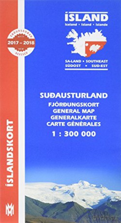South East Iceland Map 1:300 000 - H H Hansen [KSIĄŻKA]