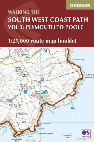 South West Coast Path Map Booklet - Plymouth to Poole: 1:25,000 OS Route Mapping (British Long Distance) - Paddy Dillon [KSIĄŻKA]