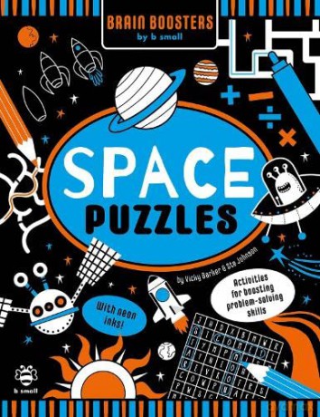 Space Puzzles (Brain Boosters): Activities for Boosting Problem-Solving Skills (Brain Boosters by b small) - Vicky Barker [KSIĄŻKA]