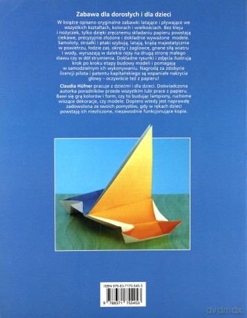 Origami. Zabawki z papieru (2009) - Claudia Hufner [KSIĄŻKA]