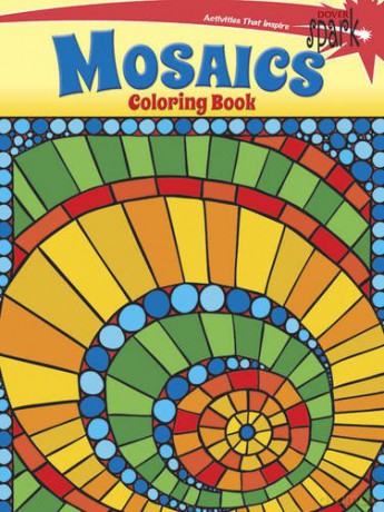 SPARK -- Mosaics Coloring Book (Dover Design Coloring Books) - Jessica Mazurkiewicz [KSIĄŻKA]