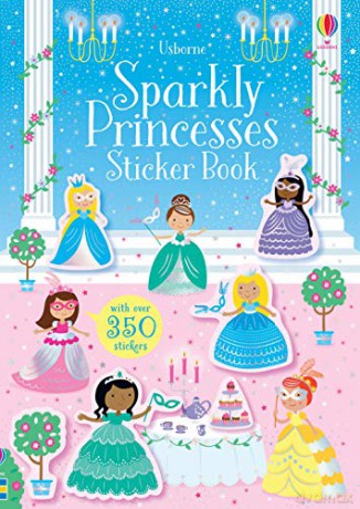 Sparkly Princesses Sticker Book (Sparkly Sticker Books): 1 - Kirsteen Robson [KSIĄŻKA]