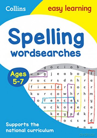 Spelling Word Searches Ages 5-7: Ideal for home learning (Collins Easy Learning KS1) - Collins Easy Learning [KSIĄŻKA]