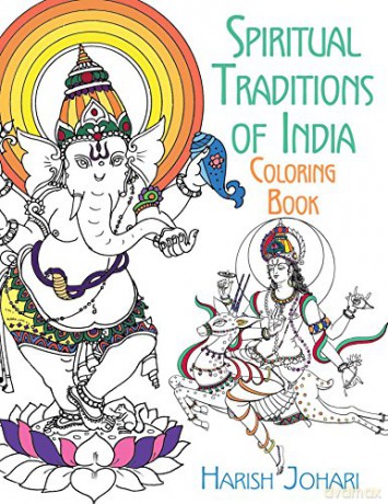 Spiritual Traditions of India Coloring Book - Harish Johari [KSIĄŻKA]