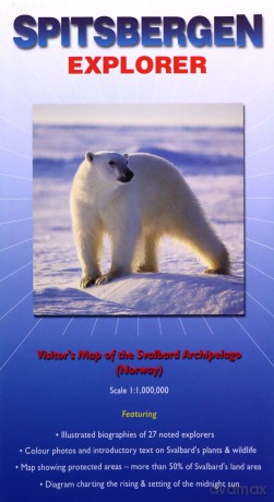 Spitsbergen Explorer: Map of the Svalbard Archipelago (Including Bear Island) (Ocean Explorer Maps S.): Visitor's Map of the Svalbard Archipelago (Norway) - Nigel Sitwell [KSIĄŻKA]