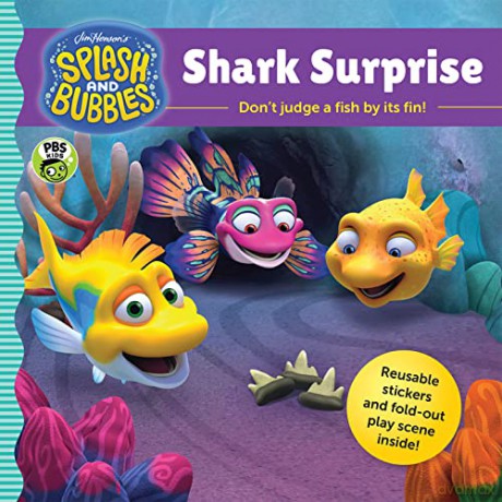 Splash and Bubbles: Shark Surprise with sticker play scene: Don't Judge a Fish by Its Fin! - Henson, Jim, The Company [KSIĄŻKA]