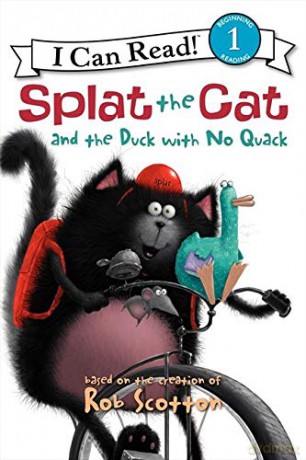 Splat the Cat and the Duck With No Quack (Splat the Cat: I Can Read, Level 1) - Rob Scotton [KSIĄŻKA]