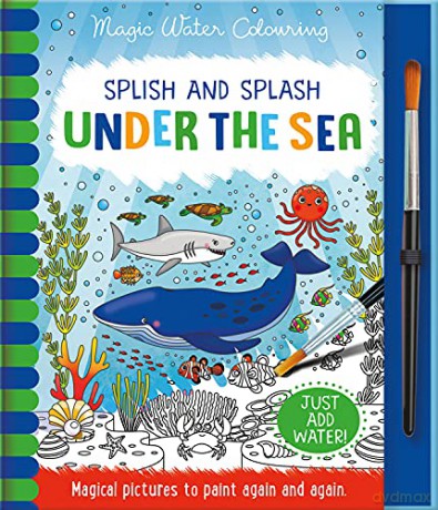 Splish and Splash - Under the Sea, Mess Free Activity Book (Magic Water Colouring) - Imagine That [KSIĄŻKA]