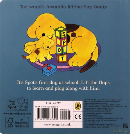 Spot Goes to School (Spot - Original Lift The Flap) - Eric Hill [KSIĄŻKA]