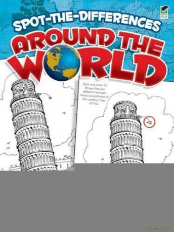 Spot-The-Differences Around the World (Dover Children's Activity Books) - Tony J Tallarico [KSIĄŻKA]