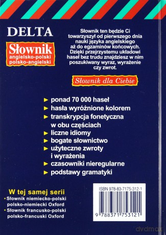 Słownik angielsko-polski, polsko-angielski DELTA - Elżbieta Mizera [KSIĄŻKA]