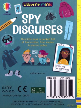 Spy Disguises (Usborne Minis): 1 - Tudhope Simon [KSIĄŻKA]