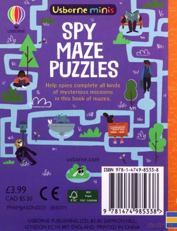 Spy Maze Puzzles (Usborne Minis) - Nolan Kate [KSIĄŻKA]