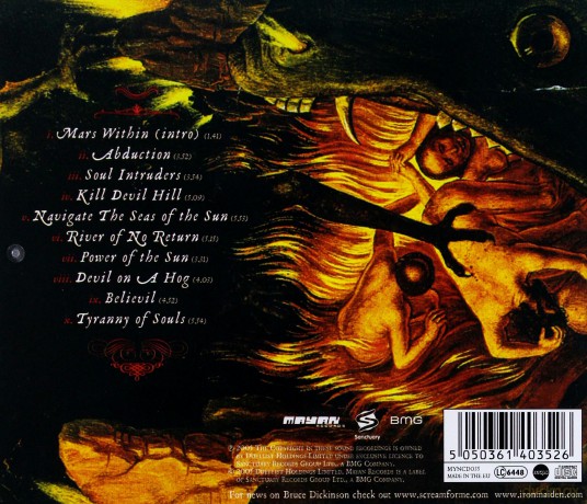 Bruce Dickinson: Tyranny Of Souls [CD]