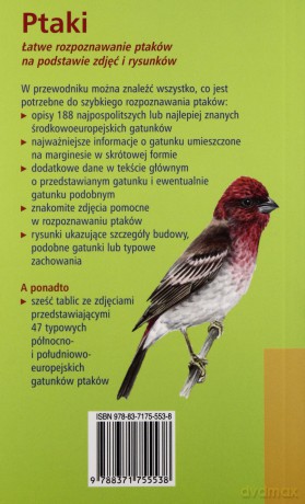 Ptaki - łatwe rozpoznawanie na postawie zdjęć i rysunków. Przewodnik - Eckart Pott [KSIĄŻKA]