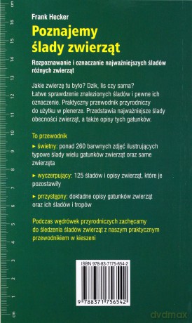 Poznajemy ślady zwierząt - Frank Hecker [KSIĄŻKA]