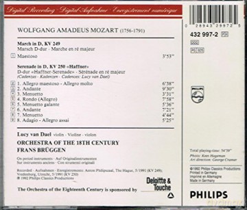 Brueggen/18 Th Cent.: Mozart:Haffner-Serenade [CD]