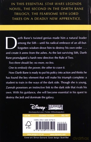 Star Wars: Darth Bane - Rule of Two (Star Wars: Darth Bane Trilogy, 2) - Drew Karpyshyn [KSIĄŻKA]