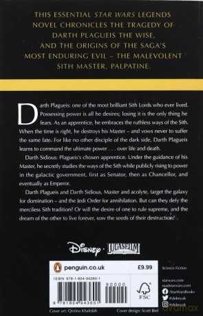 Star Wars: Darth Plagueis - James Luceno [KSIĄŻKA]