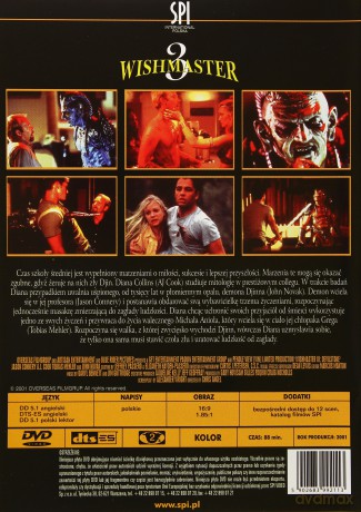 Wishmaster 3. Miecz sprawiedliwości (Władca życzeń 3) [DVD]