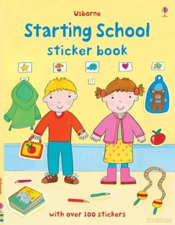 Starting School Sticker Book (Getting Dressed Sticker Books) - Felicity Brooks [KSIĄŻKA]