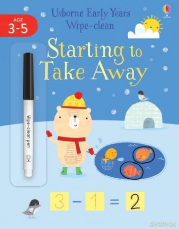 Starting to Take Away (Usborne Early Years Wipe-Clean): 1 (Usborne Early Years Wipe-clean, 14) - Jessica Greenwell [KSIĄŻKA]