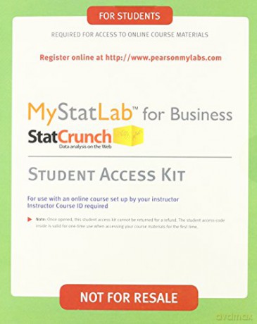 Statistics for Business and Economics, Student Value Edition Plus Mylab Statistics with Pearson Etext -- Access Card Package - Paul Newbold [KSIĄŻKA]