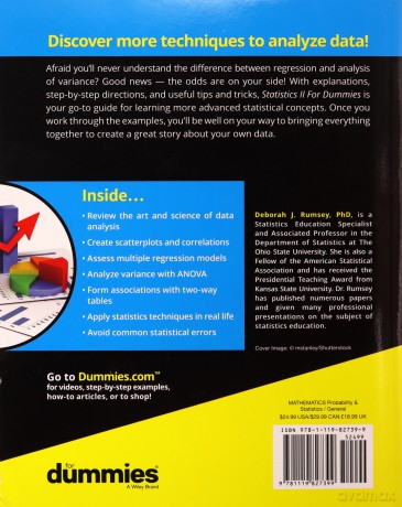 Statistics II For Dummies - Deborah J. Rumsey [KSIĄŻKA]