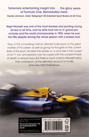 Staying on Track: The Autobiography - Nigel Mansell [KSIĄŻKA]