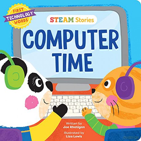 Steam Stories Computer Time: First Technology Words - Joe Rhatigan [KSIĄŻKA]