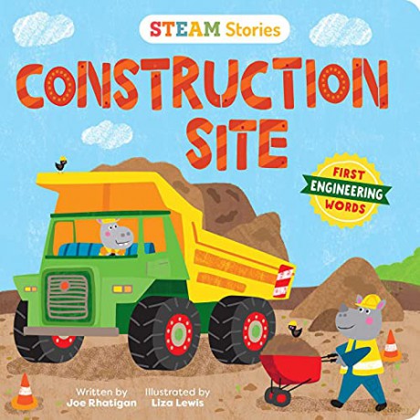 Steam Stories Construction Site: First Engineering Words - Joe Rhatigan [KSIĄŻKA]