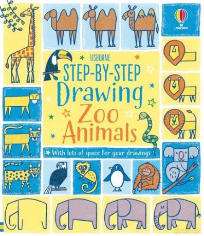 Step-by-Step Drawing Zoo Animals - Fiona Watt [KSIĄŻKA]