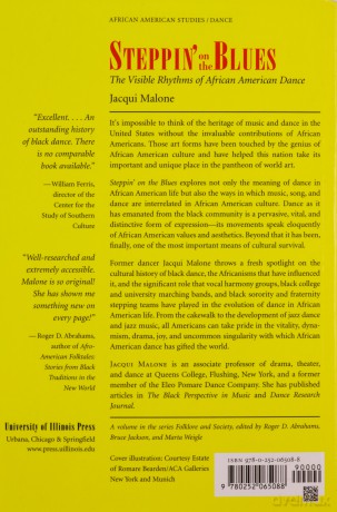 Steppin' on the Blues: The Visible Rhythms of African American Dance (Folklore and Society) - Jacqui Malone [KSIĄŻKA]