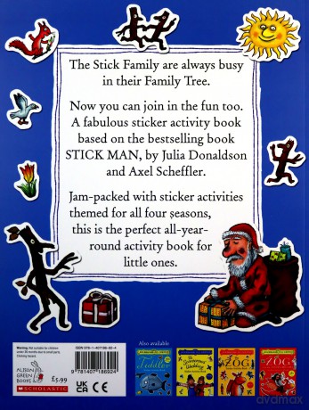 Stick Man Sticker Book - Julia Donaldson [KSIĄŻKA]
