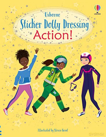Sticker Dolly Dressing Action! - Fiona Watt [KSIĄŻKA]