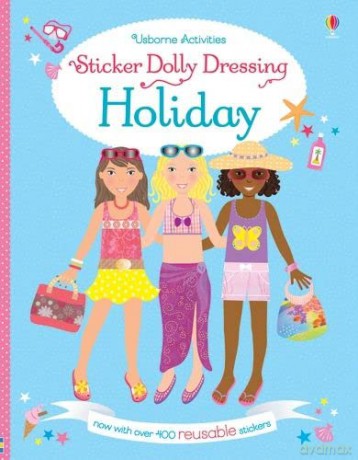 Sticker Dolly Dressing on Holiday - Lucy Bowman [KSIĄŻKA]