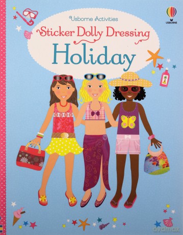 Sticker Dolly Dressing on Holiday - Lucy Bowman [KSIĄŻKA]