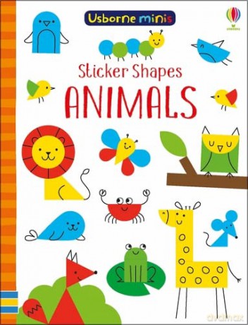 Sticker Shapes Animals (Usborne Mini Books): 1 (Usborne Minis) - Sam Smith [KSIĄŻKA]