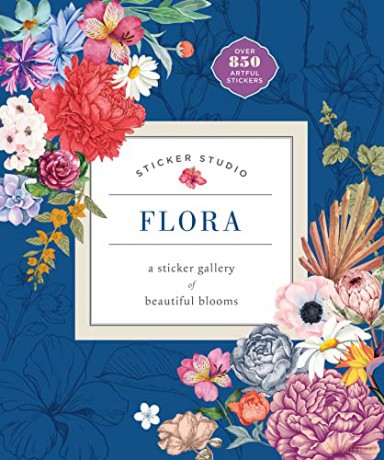 Sticker Studio: Flora: A Sticker Gallery of Beautiful Blooms - Chloe Standish [KSIĄŻKA]