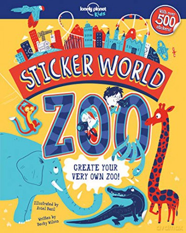 Sticker World - Zoo (Lonely Planet Kids) - Becky Wilson [KSIĄŻKA]