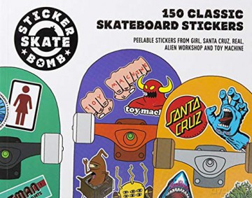 Stickerbomb Skate: 150 Classic Skateboard Stickers - Stickerbomb Skate SRK [KSIĄŻKA]