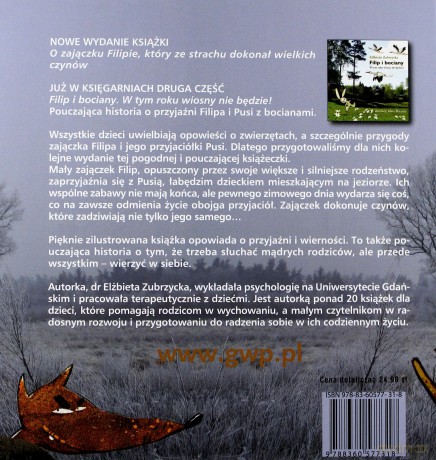 O zajączku Filipie, który ze strachu dokonał wielkich czynów - Elżbieta Zubrzycka [KSIĄŻKA]